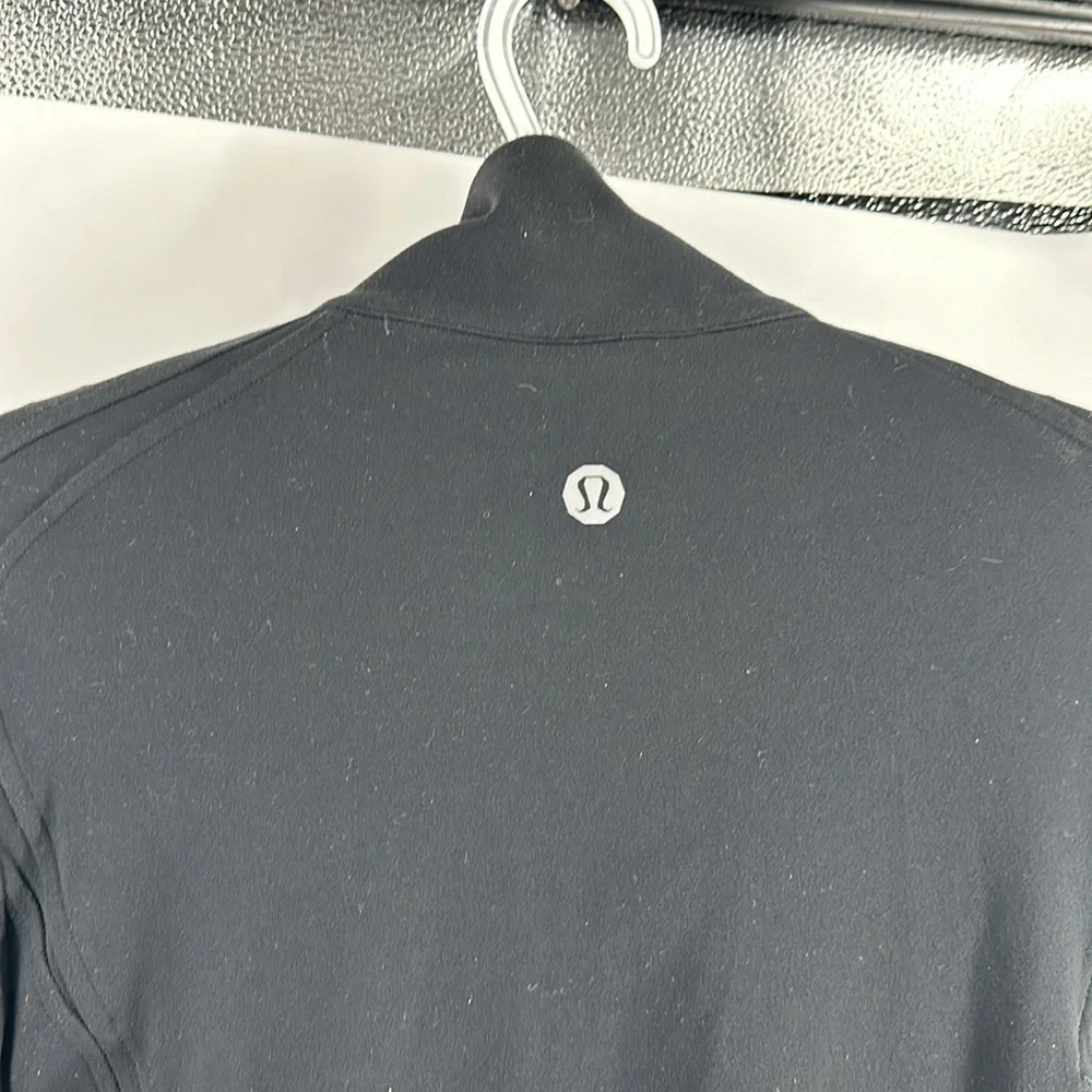 Lululemon Kung Fu Athletic Jacket Full Zip Pocket black sz m